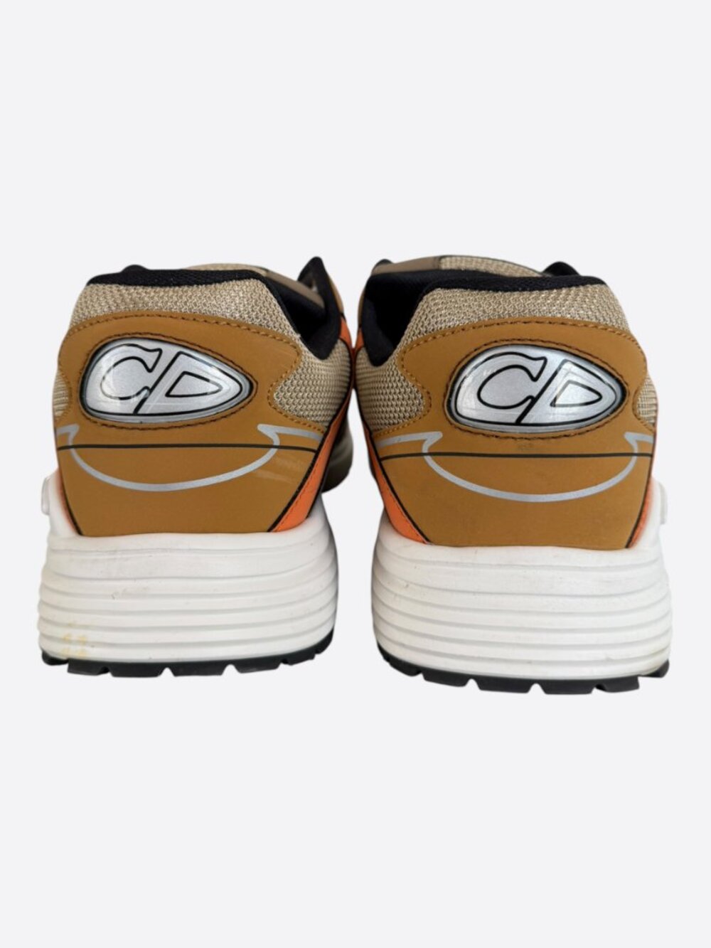 Dior Brown & Orange B30 Sneakers - Picture 4 of 8